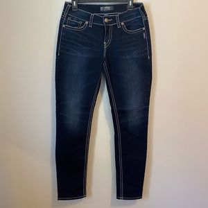 Women’s Silver Suki Mid Skinny Jeans